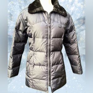 Roots Down Black Winter Jacket - Small